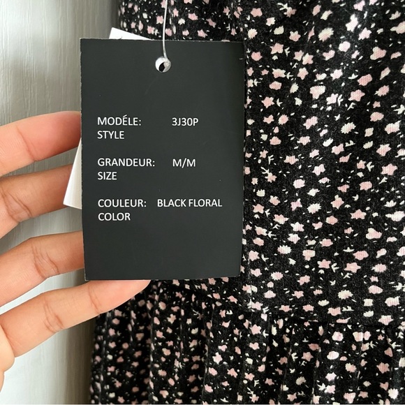 Black and White Spotted Jumpsuit - Picture 6 of 8